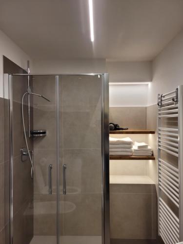 Koupelna v ubytování Casa Pontesana