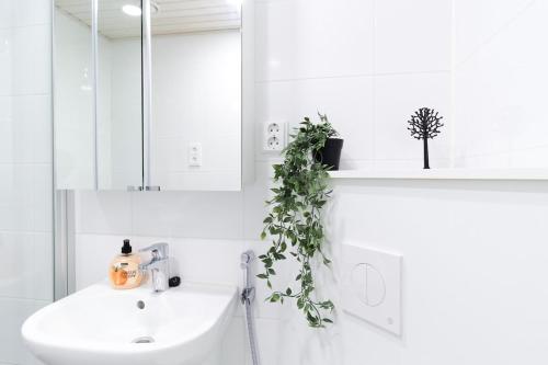 Un baño de Flat In The Hearth Of Oulu