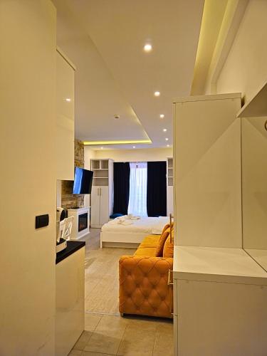 Apartmani Srna Milmariにあるベッド
