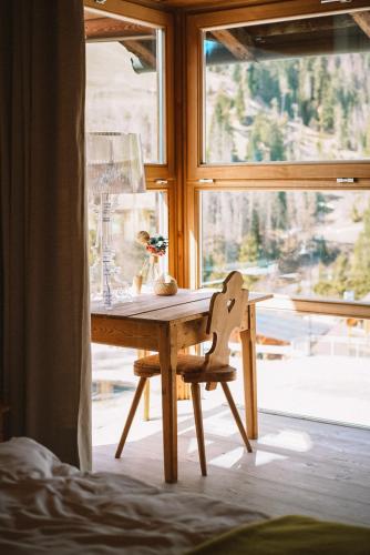 Ένα ή περισσότερα κρεβάτια σε δωμάτιο στο CHALET D'ERT