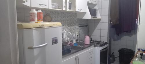 Η κουζίνα ή μικρή κουζίνα στο Ap do Dan