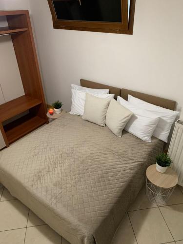 Ένα ή περισσότερα κρεβάτια σε δωμάτιο στο Apartman276eu Passo del Tonale