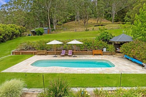 Bazén v ubytování Kookaburra Hill, Kangaroo Valley nebo v jeho okolí