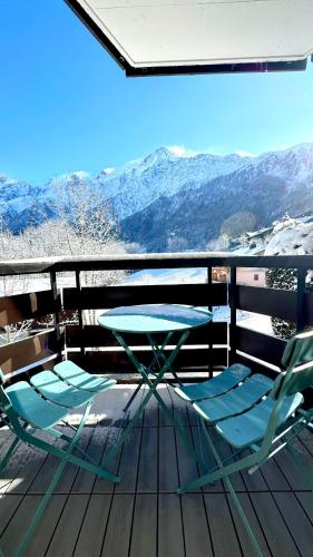 Apartement vue Monblanc incroyable ski inout Prarion5