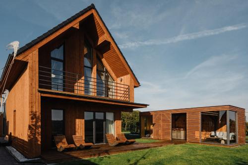 Domek na Kaszubach z jacuzzi i sauną, jezioro, las, Kaszuby, Widokownia Bukowinki