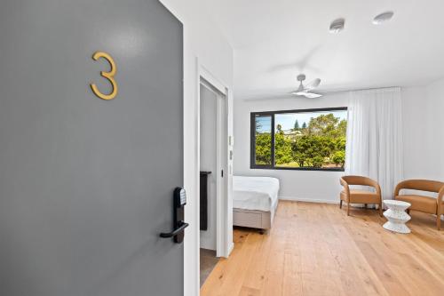 Μια τηλεόραση ή/και κέντρο ψυχαγωγίας στο Beach St Motel