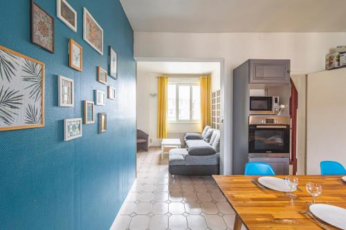 Grand appartement Reims gare centre 4 chambres
