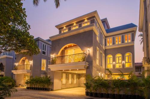 an image of a house at ELIVAAS Solace Azure 4 BHK Villa with Pvt Pool in Calangute
