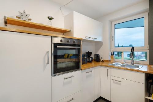 Dapur atau dapur kecil di Relax Oase