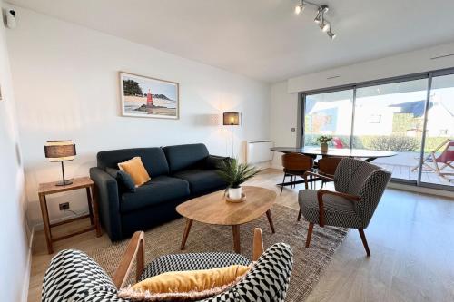 Posezení v ubytování T3 cosy rénové - Terrasse - Face à l’océan