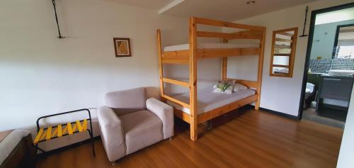 Hotel Café Bernalにあるベッド