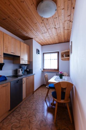Kuchyň nebo kuchyňský kout v ubytování Zehentnerhof