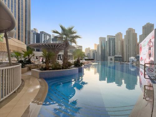 Burj Khalifa & Fountain From Your Balcony Near Dubai Mall & Metro
