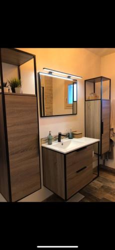 Dapur atau dapur kecil di Chambre d hôtes chez l habitant