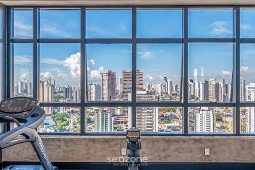 Nespecifikovaný výhled na destinaci Goiânia nebo výhled na město při pohledu z apartmánu