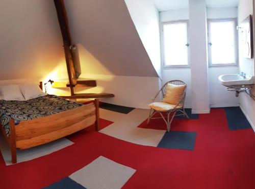 Posezení v ubytování Chambres des Aubépines - Zénith