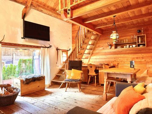 Khu vực ghế ngồi tại Romantikchalet