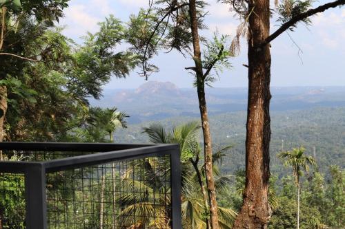 a view from the top of the mountain at Cicadas Nature Resort - A Frame cottages in Wayanad