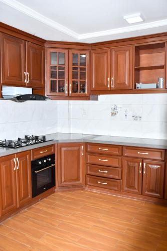 Køkken eller tekøkken på Residence SCI ABBAS