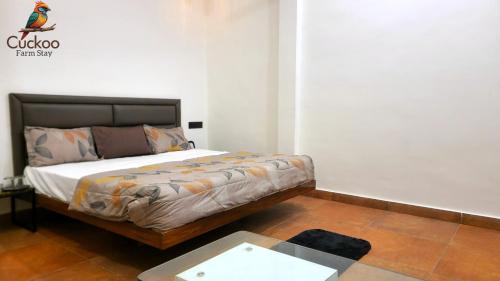 Cama o camas de una habitación en Cuckoo Farm Stay