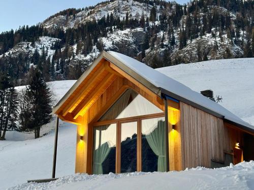 Maison Boutique Private Chalets durante l'inverno