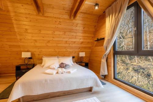 Postel nebo postele na pokoji v ubytování A villa