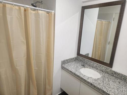 Koupelna v ubytování Apartamento en Lima