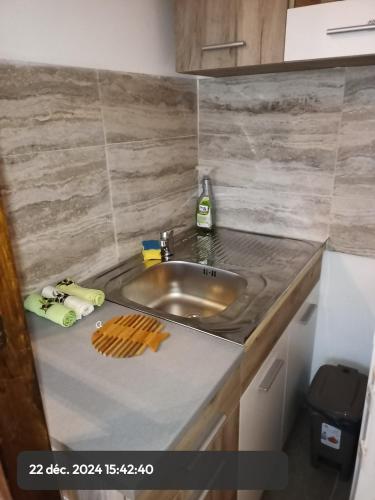 Kuchyň nebo kuchyňský kout v ubytování Stasha