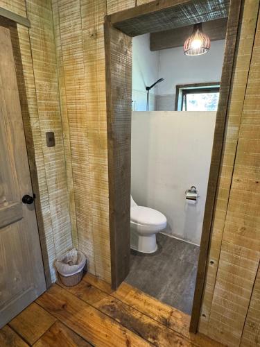 Ein Badezimmer in der Unterkunft Casona el Refugio Casablanca