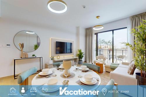 Vacationer Holiday Homes I Elegant 2 Bedroom l Serene Modern Retreat l Close to Beach l Port De La Mer