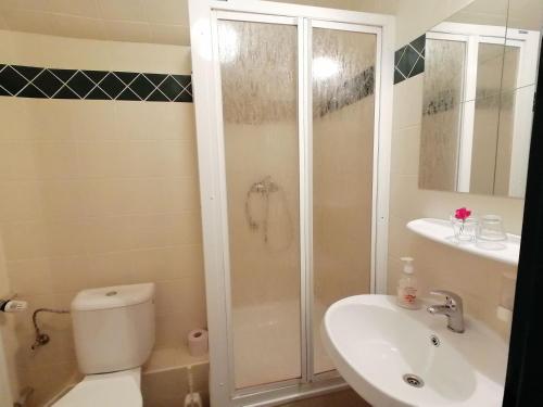 Koupelna v ubytování Patriot penzion