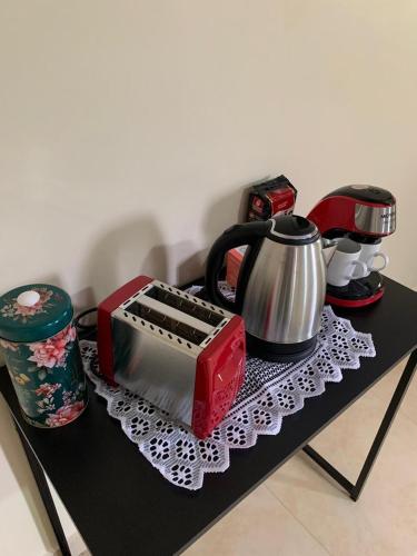 Kemudahan buat kopi dan teh di Loft Duplo Rancho Fundo