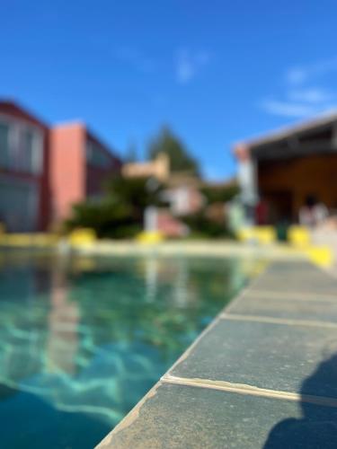 a close up of a swimming pool at Studio 2 à 4 pers in Grans
