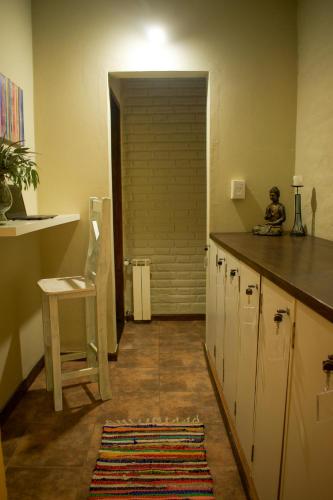 Dapur atau dapur kecil di Loma Linda Hostal y Posada Serrana