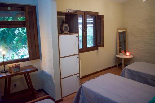 Katil atau katil-katil dalam bilik di Loma Linda Hostal y Posada Serrana