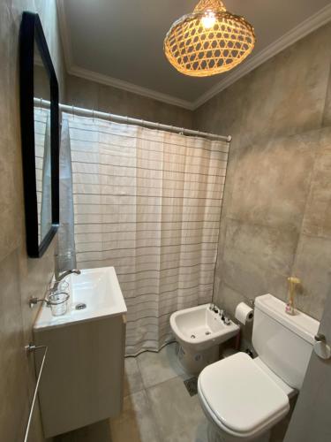 Koupelna v ubytování Departamento boutique del mar 2