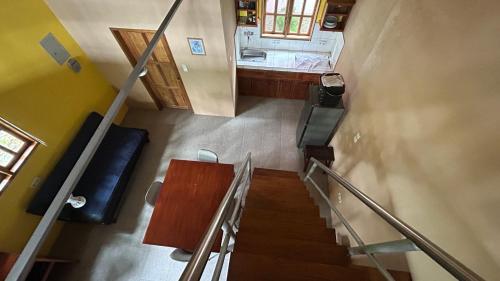 an overhead view of a staircase in a house at Strandhaus auf Sibuyan Island nahe Cresta de Gallo - Marevic's Guesthouse 2 in San Fernando