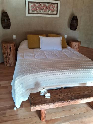 Cama o camas de una habitación en Casa Redonda