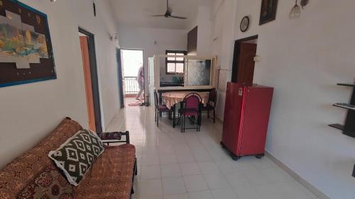 Χώρος καθιστικού στο Cozy 2Bhk Near Candolim beach & centrally located