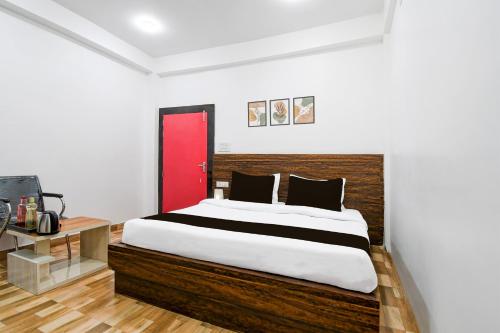 Katil atau katil-katil dalam bilik di Hotel O Treefo Palace