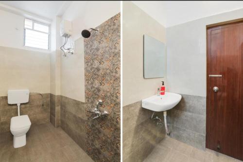 Koupelna v ubytování Roomssolution Patna