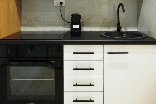 Apartman Kumric Divcibare Kota 992 주방 또는 간이 주방
