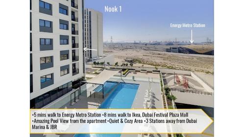 Comfortable 2BD apartment next to metro & mall