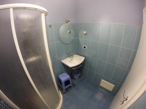 Koupelna v ubytování B&B Via Gallipoli