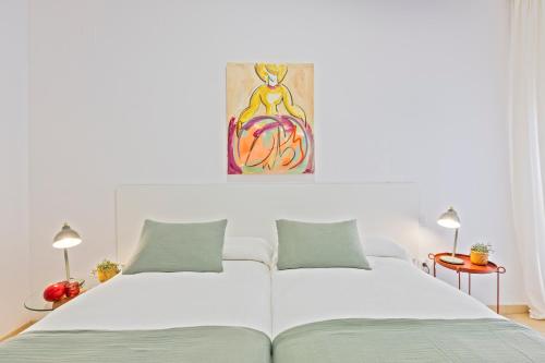 En eller flere senge i et værelse på Avanti Sirena