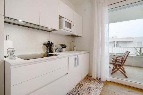 Dapur atau dapur kecil di Residence Blumar Jesolo Golf Club
