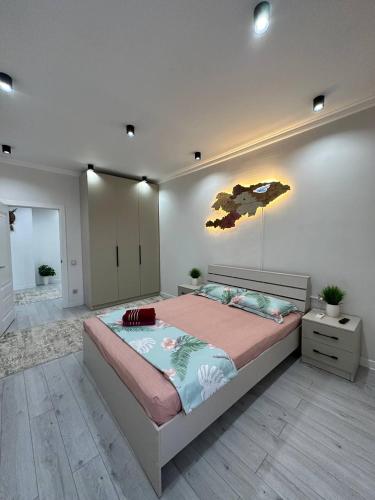 Ένα ή περισσότερα κρεβάτια σε δωμάτιο στο Light House apt near complex TSUM and GUM