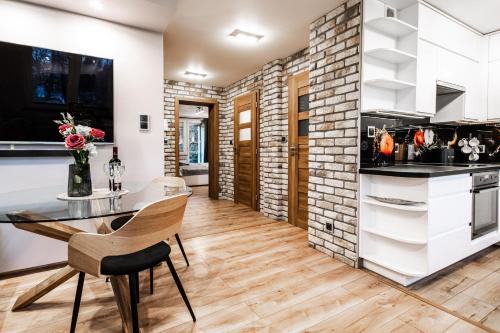 Η κουζίνα ή μικρή κουζίνα στο Zakątek pod Grapą