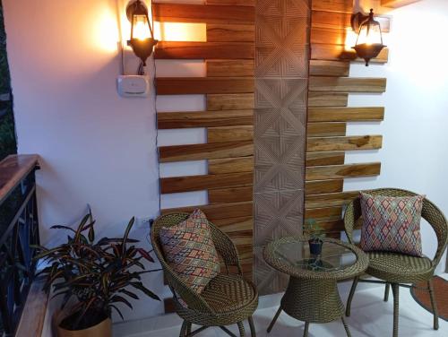 Posezení v ubytování Hostal y Restaurante Los Ocobos