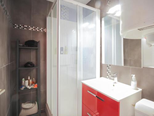 Koupelna v ubytování Le Saphir - Vue spectaculaire sur les Montagnes